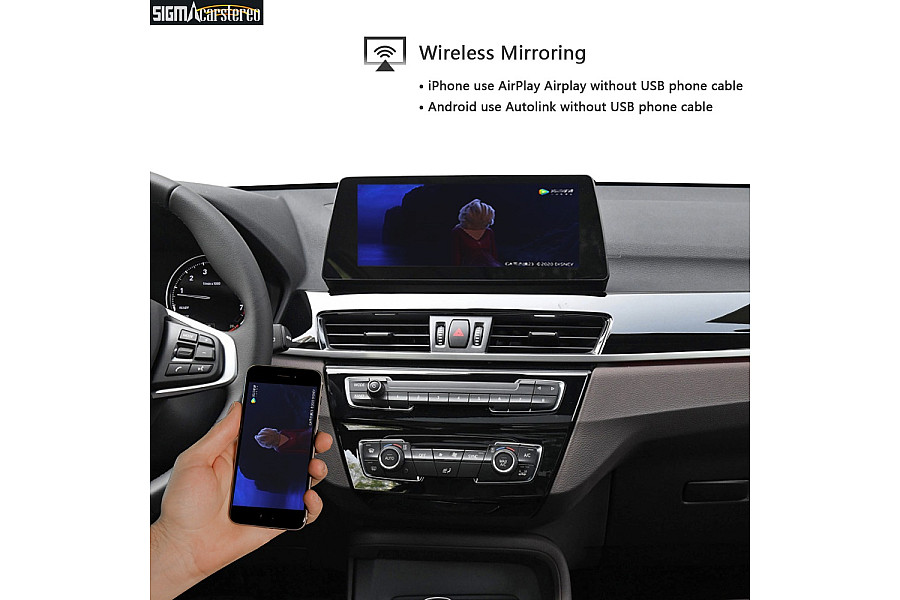 BMW X1 EVO 2 Copy auto Wireless CarPlay and Android Auto